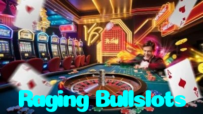 Raging Bullslots casino presented on mobile device in Pakistan with slots and live games
